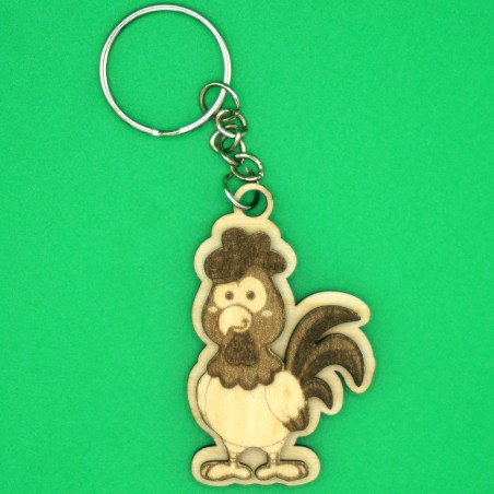 Porte-clés Coq