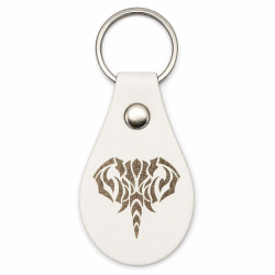 Porte-clés cuir Eléphant