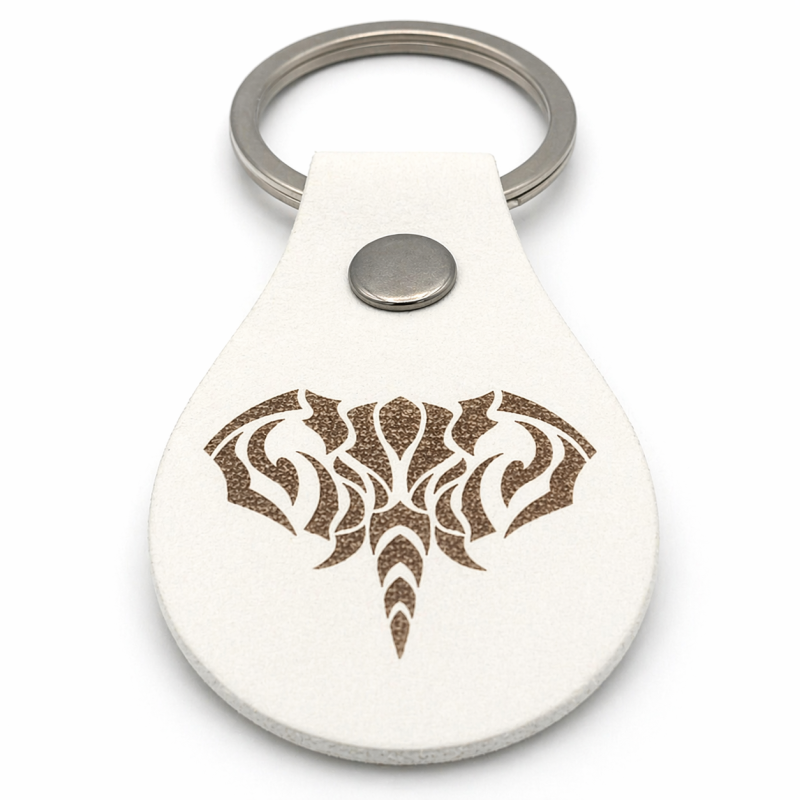 Porte-clés cuir Eléphant