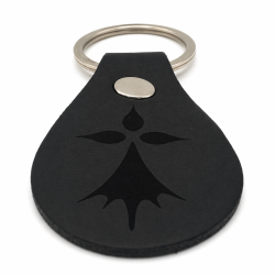 Porte-clés cuir Hermine