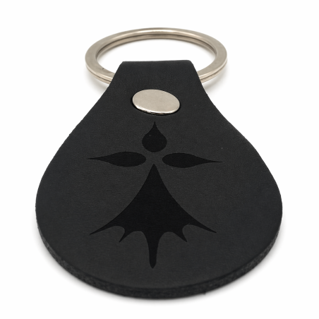 Porte-clés cuir Hermine