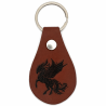 Porte-clés cuir Pégase