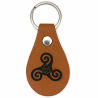 Porte-clés cuir Triskell