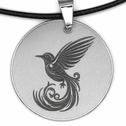 Pendentif métal Colibri