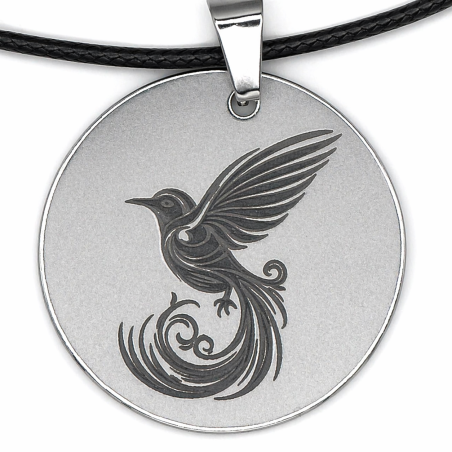 Pendentif métal Colibri