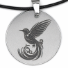 Pendentif métal Colibri