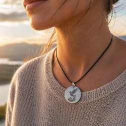 Pendentif métal Colibri