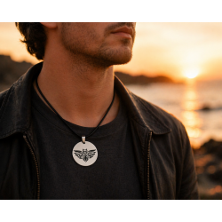 Pendentif métal Hibou