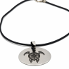 Pendentif métal Tortue