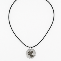 Pendentif métal Pégase