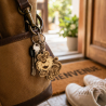 Porte-clés bois Tigre