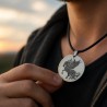 Pendentif métal Pégase