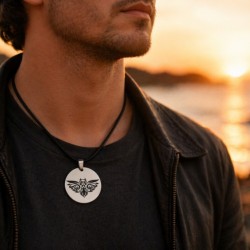 Pendentif métal Hibou